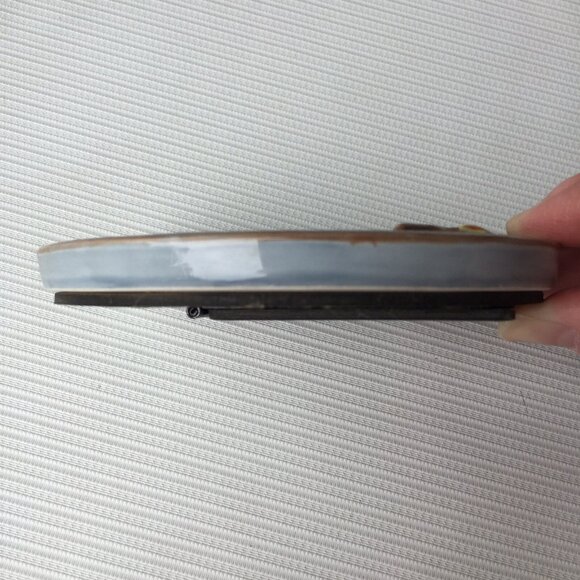 Terragrafics Photo Picture Frame Oval Tiled Floral Flower Butterfly Vintage - Picture 12 of 12